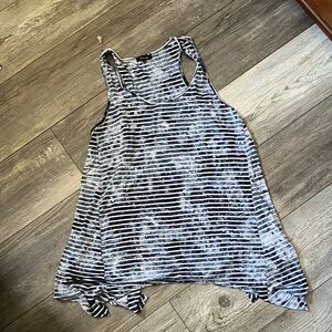 Verve Ami Blue and White Striped Top